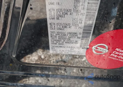 2016 Nissan Pathfinder Platinum/S/Sl/Sv from USA, damaged, VIN 5N1AR2MM2GC668020